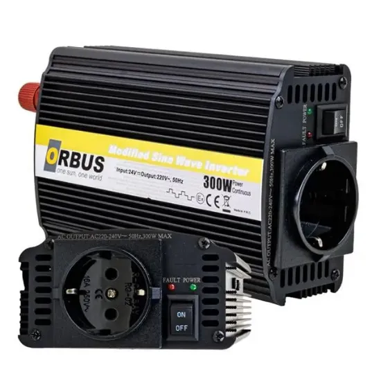 Orbus 24 Volt 300 Watt Modified Sinus İnverter resmi