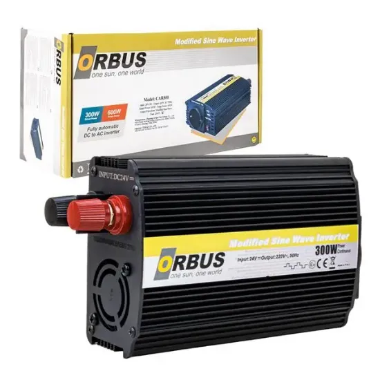 Orbus 24 Volt 300 Watt Modified Sinus İnverter resmi