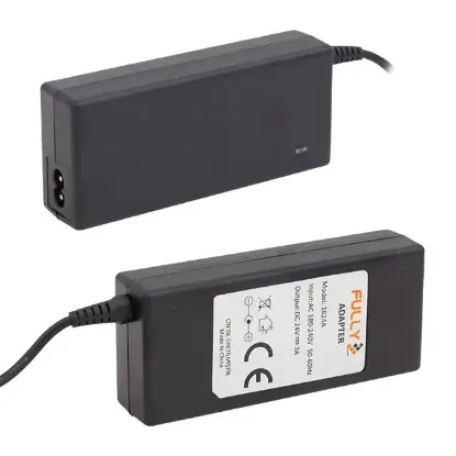 Fully O-1624A 24 Volt - 2.5 Amper Plastik Kasa Masaüstü Adaptör 5.5*2.5 Uç resmi