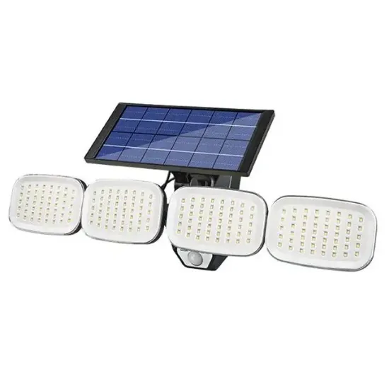 Powermaster 6 Volt - 3 Watt Solar Panelli Hareket Sensörlü 200 SMD Ledli Lamba PM-8048 resmi