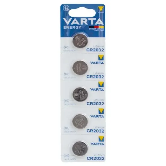Varta CR2032 3 Volt Lityum Pil (5'li Paket) resmi