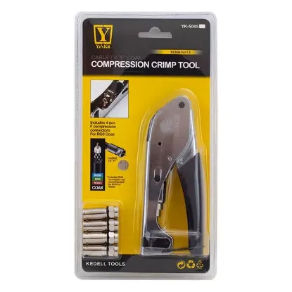 YesKit YK-5085C3 F Konnektör Sıkma Pensesi resmi