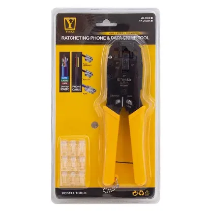 YesKit YK-2008 RJ11-RJ12-RJ22-RJ45 Sıkma Pensesi resmi