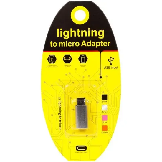 PowerMaster PM-18307 iPhone Lightning to Type-C USB OTG Çevirici Aparat resmi