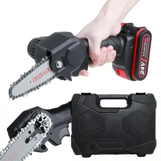 PowerMaster PM-20309 Zincirli Şarjlı Matkap Testere 24 Volt - 550 Watt  resmi