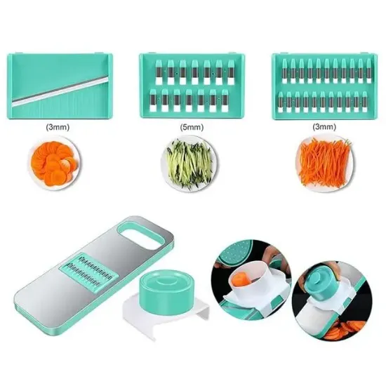 Sunup SN-20947 Paslanmaz Çelik Rende Sebze Dilimleyici Doğrayıcı resmi