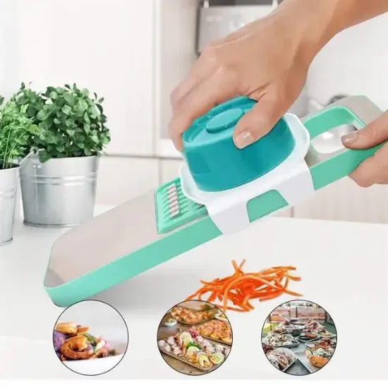 Sunup SN-20947 Paslanmaz Çelik Rende Sebze Dilimleyici Doğrayıcı resmi