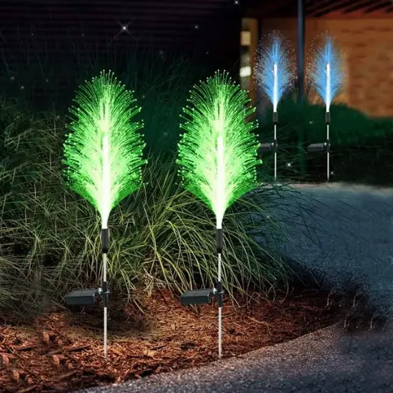 Powermaster PM-21642 Solar Ledli 7 Renk Değiştiren 2'li Paket Bahçe Dekorasyon Aydınlatma resmi