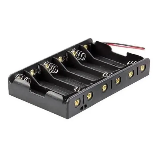 Powermaster Yan Yana 6'lı AA Pil Yuvası (IC-234B) resmi