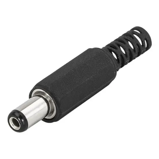 DC Erkek Jak 2.1mm Kısa Tip - Lehimlenebilir Konnektör (IC-251) resmi