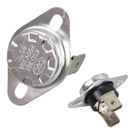 85°C NC (Normalde Kapalı) KSD301 Bimetal Termostat resmi