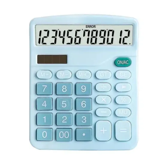 PowerMaster PM-24066 12 Basamaklı Solarlı Elektronik Hesap Makinesi resmi