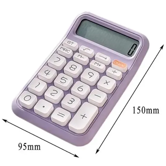 Powermaster PM-25411 Mor 12 Haneli Hesap Makinesi  resmi