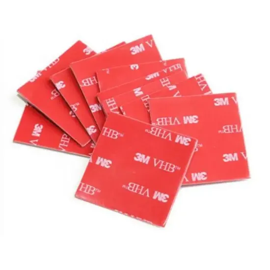 PowerMaster PM-25704 50x50mm Kare 3m Çift Taraflı Bant (10'lu Paket) resmi