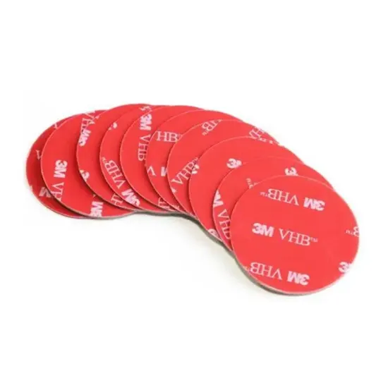 PowerMaster PM-25705 25mm Yuvarlak 3m Çift Taraflı Bant (10'lu Paket resmi