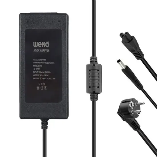 Weko  9 Volt - 5 Amper Yazar Kasa/ Pos Makinesi Masaüstü Adaptör 4.0*1.7 Mm Uçlu resmi