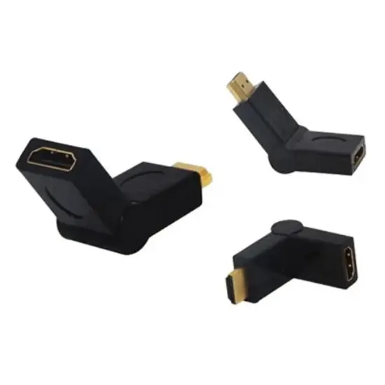 HDMI Erkek Dişi L Tip Ara Oynar Başlık resmi