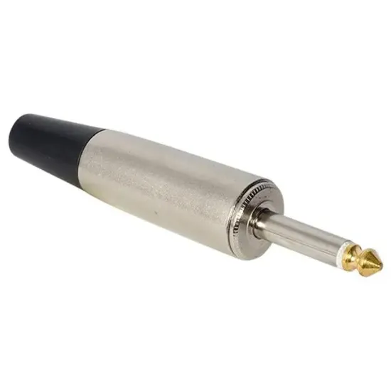 6.3 Mm Canon Tip Gold Nikel Mono  Gitar Jack resmi