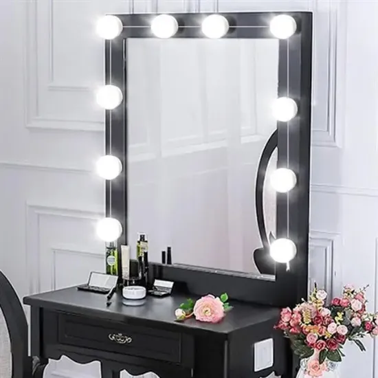 Powermaster PM-7316 10'lu Beyaz Makyaj Aynası Işığı resmi