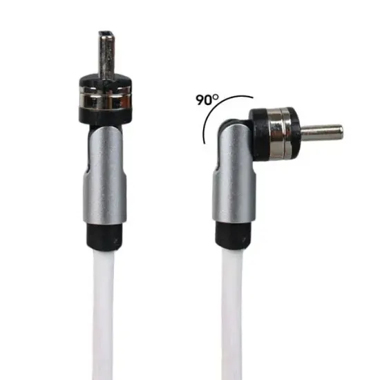 Powermaster PM-25905 Beyaz 3in1 (Type C- Lightning-Micro Usb) Manyetik Uç Taşınabilir Şarj Kablosu resmi