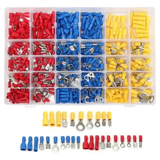 PowerMaster PM-25982 Muhtelif Ölçülerde Kablo Pabuç (480 Parça) resmi