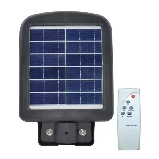 Horoz 50W Siyah Led Solar Güneş Enerjili Lamba Sokak Armatür Beyaz Işık resmi