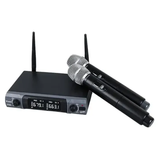 Westa WM-202H 1 Alıcı + 2 El (Lavalier) Kablosuz Uhf Mikrofon Seti resmi