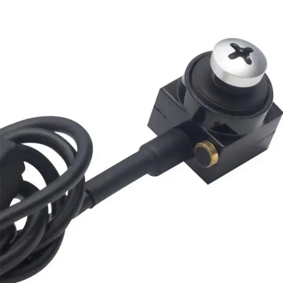 PowerMaster PM-19312 3.6 MM 800 Tvl 1/4 Sensör Mikrofonlu Vida Tip Mini Kamera resmi