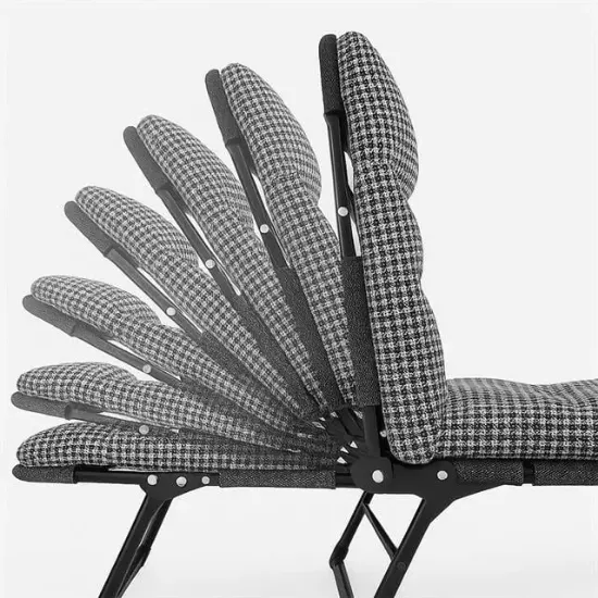 Sunup SN-26975 Taşınabilir Ayarlanabilir 5 Kademe Sünger Kamp Yatak Şezlong (Kazayağı) resmi