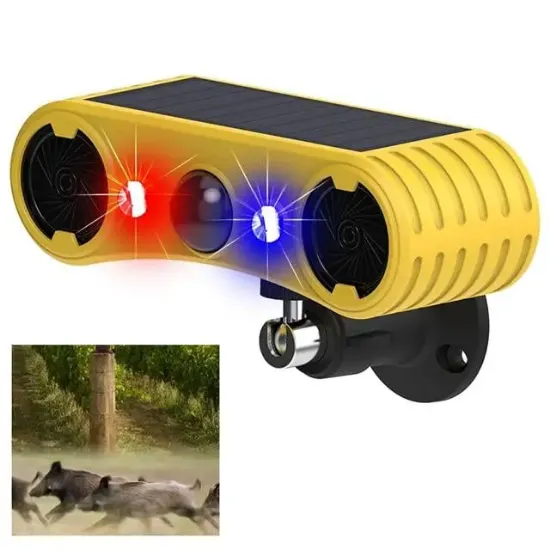 PowerMaster PM-26950 DC 5V Solar Sesli Hayvan Kovucu Alarm Cihazı resmi