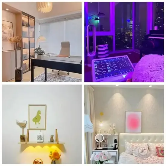 PowerMaster PM-26973 RGB Gün Işığı Led Raf Duvar Aydınlatma 3XAAA Pil İle Çalışır (Tekli) resmi