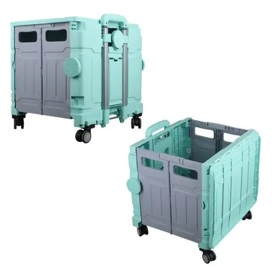 Sunup SN-26968 Katlanabilir Market Pazar Kamp Tekerlekli Alışveriş Arabası 60KG Kapasiteli resmi