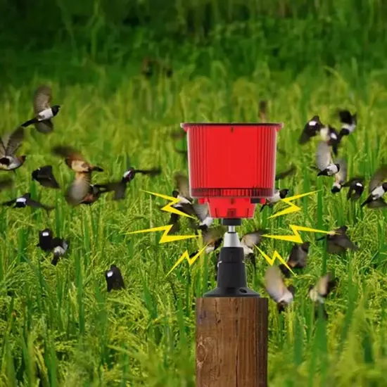 PowerMaster PM-26955 Mikrofonlu Sesli Hayvan Kovucu Alarm Cihazı Solar Panelli resmi