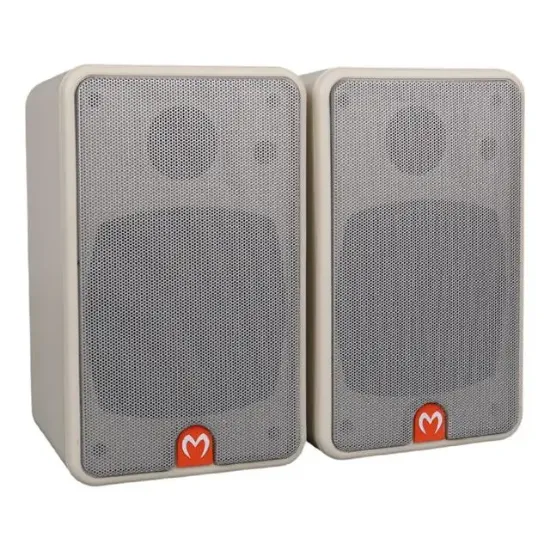 MagicVoice MV-21 10 CM 40 Watt Komütatörlü Hat Trafolu Beyaz Sütun Hoparlör (2'li Takım) resmi