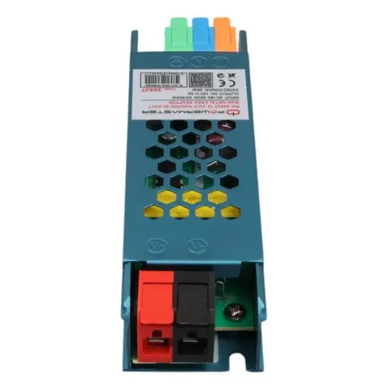 PowerMaster PM-26827 12 Volt 3 Amper 36 Watt Slim Metal Kasa Adaptör 116x35x23mm resmi