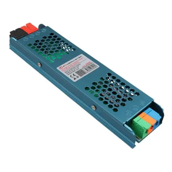 PowerMaster PM-26830 12 Volt 10 Amper 120 Watt Slim Metal Kasa Adaptör 208x50x23mm resmi