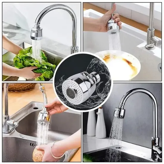 Sunup SN-27114 2 Kademeli Tasarruflu Musluk Başlığı 360 Derece resmi