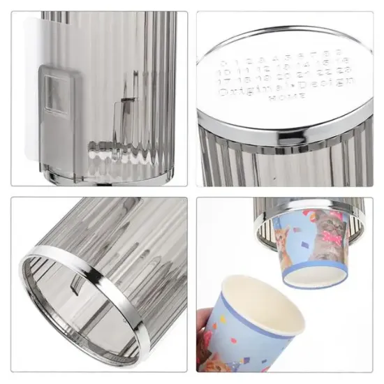 Sunup SN-27107 Kendinden Yapışkanlı Plastik - Karton Bardak Dispenseri resmi