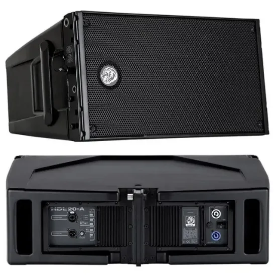 Shile HDL20-A 2x10" 1400 Watt 2 Yollu Profesyonel Aktif Line Array Kabin Hoparlör resmi