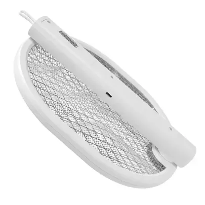 Asonic AS-A26 1200mAh 3000V Çıkış UV Işıklı Şarjli Katlanabilir Askılı Raket Sinek Öldürücü resmi