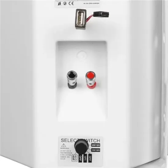 MagicVoice F-LHY6.5S 6.5" (16 CM) Hat Trafolu Duvar Tipi Sütun Hoparlör (30W RMS / 200W Peak - MP3 USB Uyumlu) - Beyaz resmi