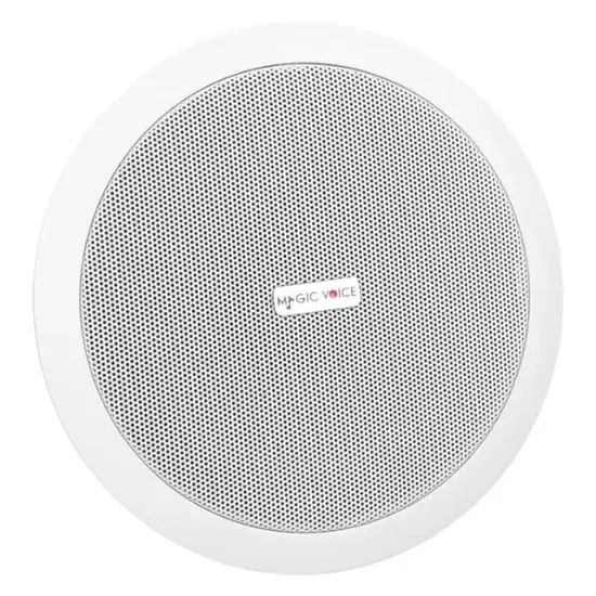MagicVoice TPI-351 6" (16 CM) Hat Trafolu Alçıpan/Asma Tavan Tipi Hoparlör (6W RMS - MP3 USB Uyumlu) - Beyaz resmi