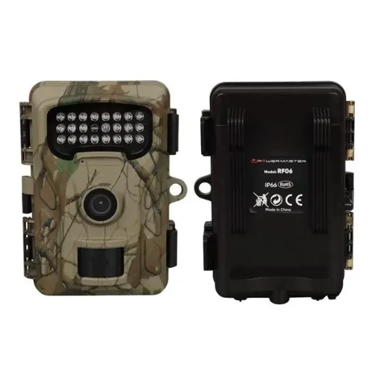 Powermaster RF06 20MP 24 Led PIR Sensörlü 2.0" Renkli Lcd Ekran 128GB SD Kart Destekli Fotokapan Kamuflaj Kamera resmi
