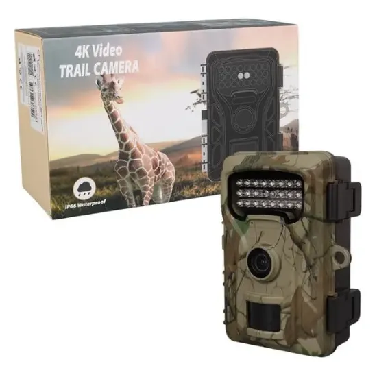 Powermaster RF06 20MP 24 Led PIR Sensörlü 2.0" Renkli Lcd Ekran 128GB SD Kart Destekli Fotokapan Kamuflaj Kamera resmi