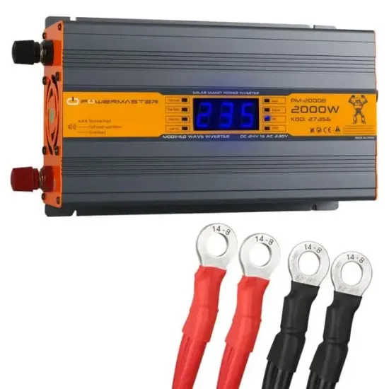 Powermaster PM-2000B 24 Volt 2000 Watt LED Ekranlı Power Inverter resmi