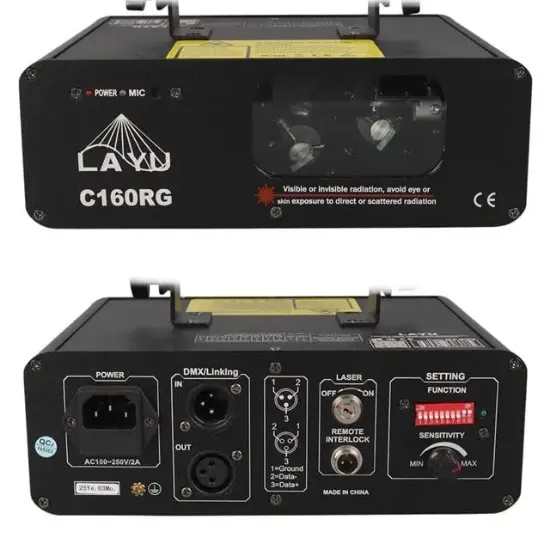 Layu C160RG Kırmızı-Yeşil Çift Renk Beam Efekt Lazeri resmi