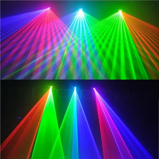 Layu C140Gb Yeşil-Mavi Çift Renk Beam Efekt Lazeri resmi