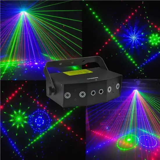 Layu TF02RGB RGB Beam + RGB Twinkling Lazer DMX-AUTO-SOUND-MASTER/SLAVER resmi