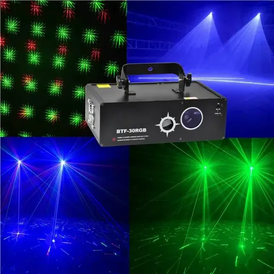 Layu BTF-30RGB White 1.5W RGB Animasyon ve Beam Lazer Sistemi resmi