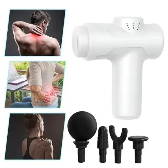 PowerMaster MINI-8211 Şarjlı Sporcu Koşucu Darbeli Titreşimli Masaj Aleti 6 Kademeli 2000mAh resmi